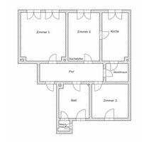 87 m² | 3,5 Zimmer | Kachelofen | Etagenheizung neu 2026 | Garten - Falkenstein/Vogtland