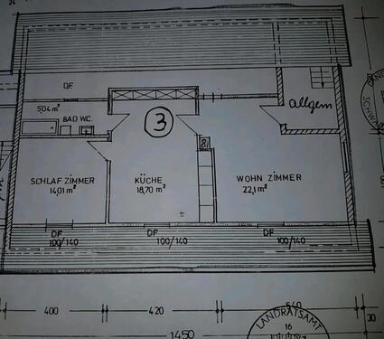 Foto - 2 Zimmer Dachwohnung 58,8qm WEG Eigentumswohnung MFH ETW