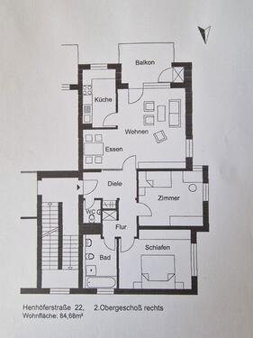 Foto - 3 Zimmer Etagenwohnung in Pforzheim
