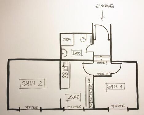 Foto - 45 m² Wohnung in 36341 Lauterbach Stadt mit EBK