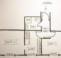 45 m² Wohnung in 36341 Lauterbach Stadt mit EBK - Lauterbach (Hessen)