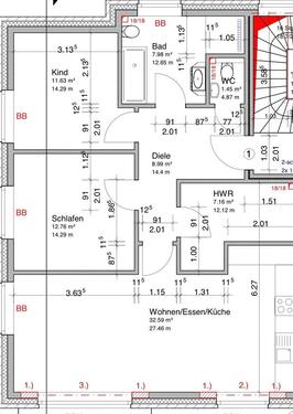 Foto - Etagenwohnung zur Miete in Schiffdorf