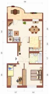 Foto - 3 Zimmer Erdgeschoßwohnung zur Miete in Suhl