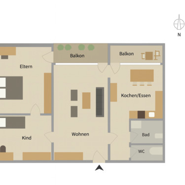 Foto - 4-Zimmer-Wohnung 