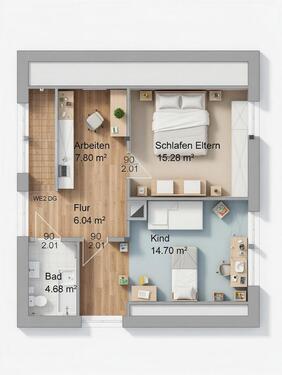 Foto - 3 Zimmer Doppelhaushälfte zur Miete in Biederitz
