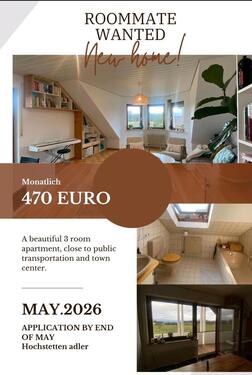 Foto - WG Zimmer in 2er Frauen-WG - 470,00&nbsp;EUR Kaltmiete, ca.&nbsp; 74,00&nbsp;m&sup2;