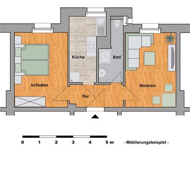 Foto - Klein, fein, mein: Stilvolle 2-Raumwohnung