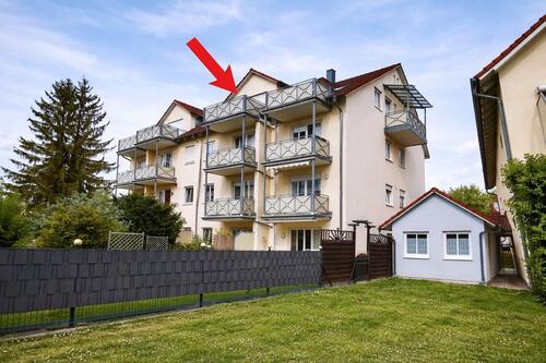 Foto - Möblierte, sonnige DG-Wohnung mit Balkon & Stellplatz