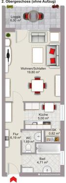Foto - 1 Zimmer Etagenwohnung in Weinheim