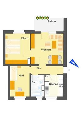Foto - Etagenwohnung in Lüdenscheid