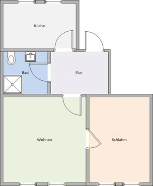 Foto - sanierte 2-R Wohnung in Neusalza-Spremberg auf dem Markt