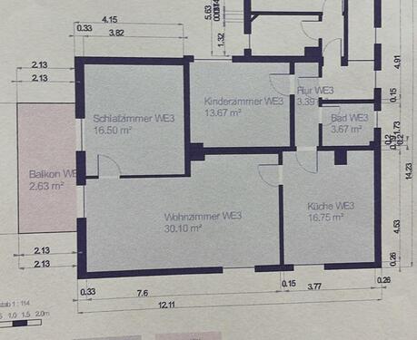 Foto - 3 Zimmer Wohnung zu vermieten 67069 Oppau