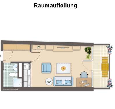 Foto - Wohnung Studio Einzelappartment mit Balkon in Erlangen