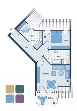 Foto - Etagenwohnung zur Miete in Würselen
