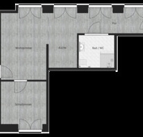 2-Zimmer-Wohnung zu vermieten - hell & barrierearm in Gröditz