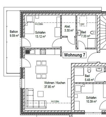 Foto - Etagenwohnung in Barßel