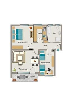 Foto - Etagenwohnung zur Miete in Recklinghausen