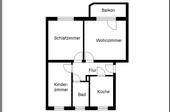 Foto - 3 Zimmer Etagenwohnung zur Miete in Weißenfels