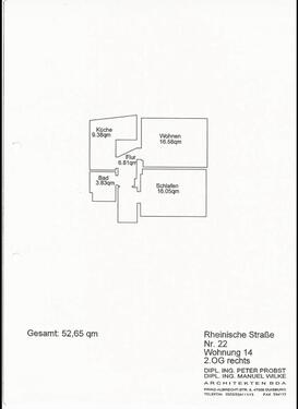 Foto - 2 Zimmer Etagenwohnung zur Miete in Bonn
