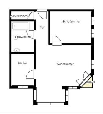 Foto - 2 Zimmer Etagenwohnung zur Miete in Göppingen