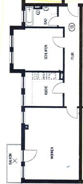 Foto - Attraktive 2-Raum-Wohnung mit Südausrichtung und Balkon (68 m²)