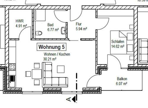 Foto - Etagenwohnung zur Miete in Barßel