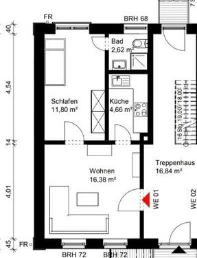 Foto - charmante 2 Zimmerwohnung in Flensburg Jürgensby