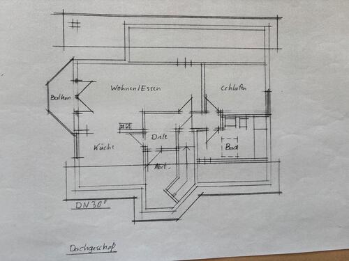 Foto - Attraktive 2Zi-DG-Wohnung - 780,00&nbsp;EUR Kaltmiete, ca.&nbsp; 80,00&nbsp;m&sup2;