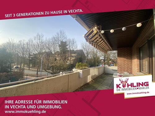 Foto - Attraktive 2 Zimmer Wohnung mit Balkon in Vechta-Nord!