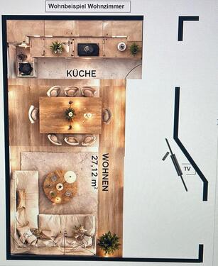 Foto - 2 Zimmer Erdgeschoßwohnung in Pohlheim