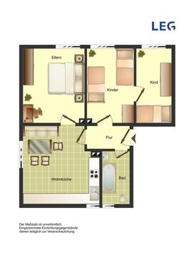 Foto - 3 Zimmer Etagenwohnung zur Miete in Wuppertal