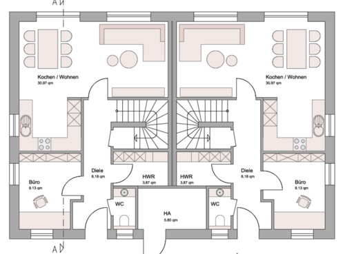 Foto - DHH rechts in Bahnhofsnähe Augustfehn Erstbezug