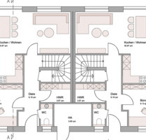 DHH rechts in Bahnhofsnähe Augustfehn Erstbezug - Apen