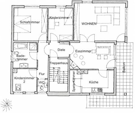 Foto - 5 Zimmer Etagenwohnung zur Miete in Wertheim