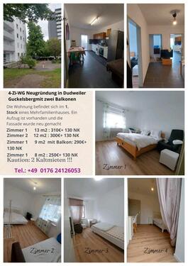 Foto - 4-Zi-WG Neugründung am Guckelsberg in Dudweiler