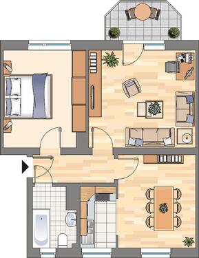 Foto - Etagenwohnung in Hagen zur Miete
