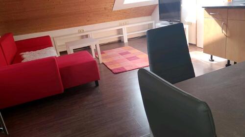 Foto - Dachgeschoßwohnung 55qm , möbl. Dinkelscherben zu vermieten