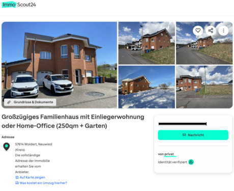 Foto - Großes Einfamilienhaus in Woldert im Westerwald