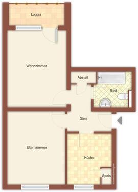 Foto - 2 Zimmer Etagenwohnung in Mönchengladbach