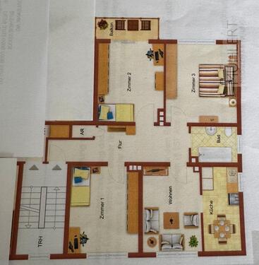 Foto - 3 Zimmer Etagenwohnung zur Miete in Ludwigshafen am Rhein