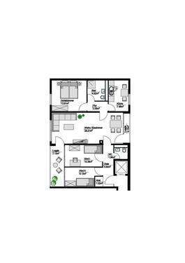 Foto - Ratingen: Schöne 4-Zimmer-Wohnung mit Balkon und Stellplatz