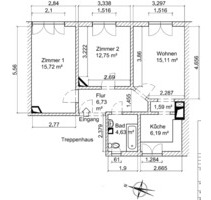 Verkaufe eine 3-Zimmer-Wohnung 63m² EG Frankfurt Rödelheim - Frankfurt am Main