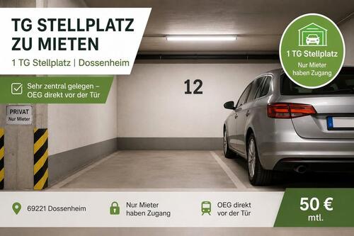 Foto - 1 TG Stellplatz - 50,00&nbsp;EUR Miete,