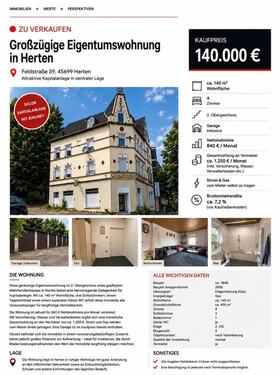 Foto - Großzügige Eigentumswohnung in Herten – ca. 140 m²
