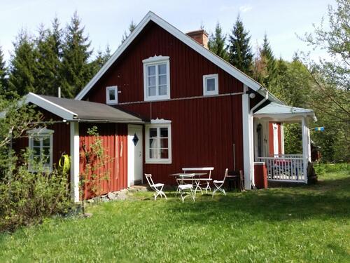 Foto - schönes Ferienhaus f. 4E4K Smaland Schweden Kamin Sauna Wald