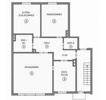 Attraktive, modernisierte 3- Zimmer-Erdgeschosswohnung - Hagen Dahl