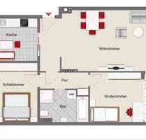 renovierte 3,5 ETW mit zwei Balkonen, Garage und neue EBK - Herne Altenhöfen