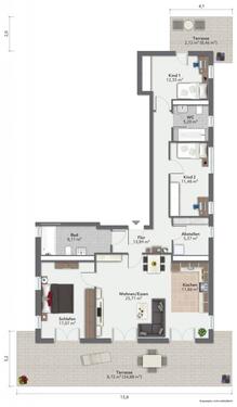 Foto - 4 Zimmer Etagenwohnung zur Miete in Greifswald