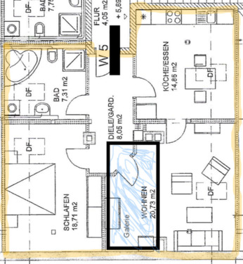Foto - Dachgeschosswohnung mit praktischer Galerie in Straubing – Von Pr
