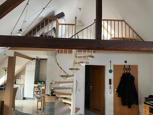 Foto - 1-Zimmer-Dachgeschosswohnung mit Galerie u. Balkon in Geilenki